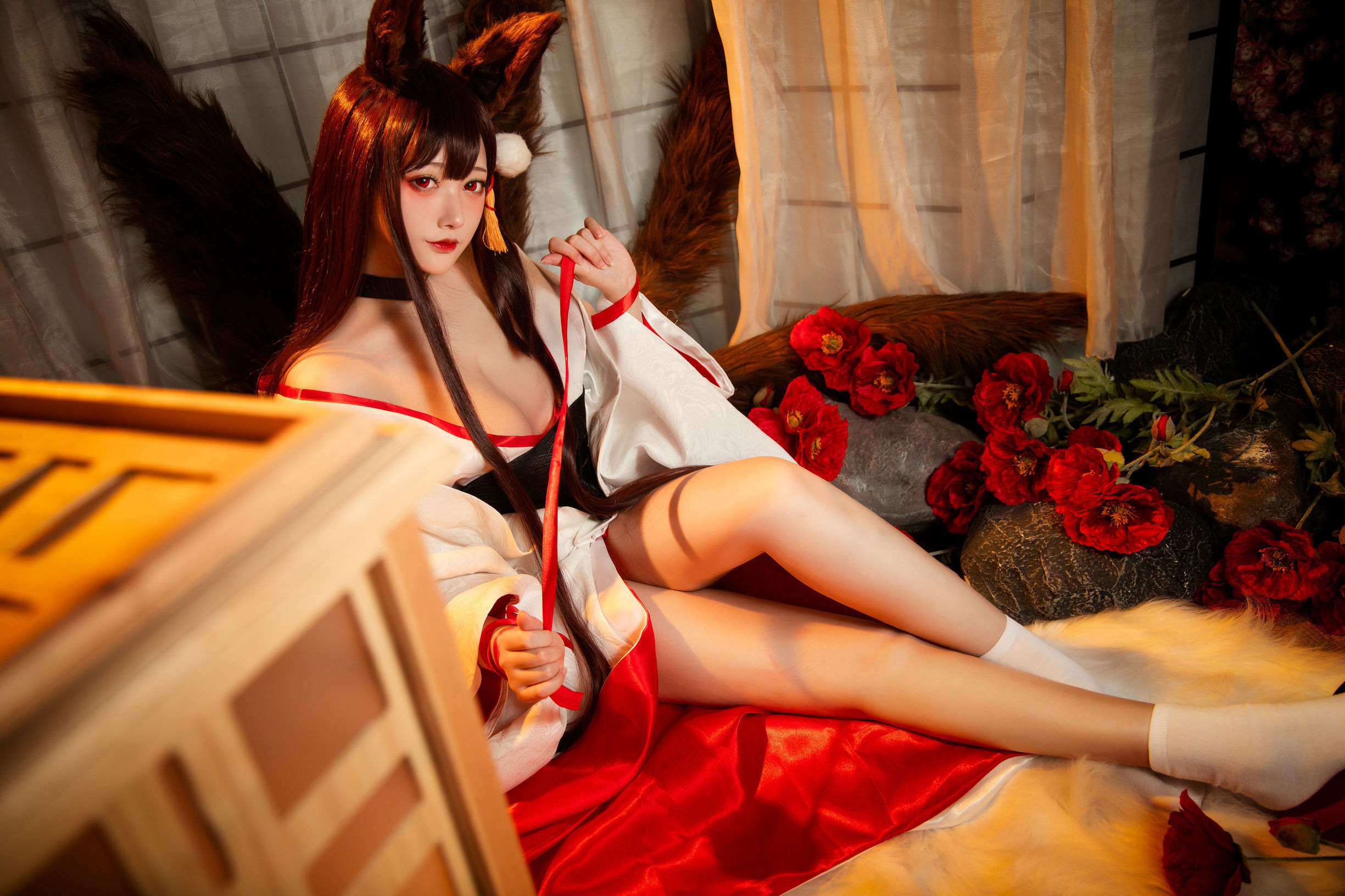 [网红COSER]高颜值coser念念_D赤城白无垢插图3